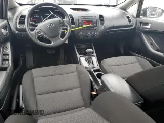2017 Kia Forte LX with VIN KNAFK5A80H5699440, listed as a Copart auction lot 46067035 with 75,434 mi miles and Salvage Title. Bid and sale history available at carsss.com. Image 8.