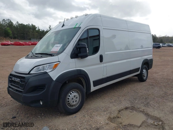 2025 Ram ProMaster Cargo Van Tradesman with VIN 3C6LRVDGXSE507545, listed as a IAAI auction lot 41806418 with 24,375 mi miles. Bid and sale history available at carsss.com. Image 17.