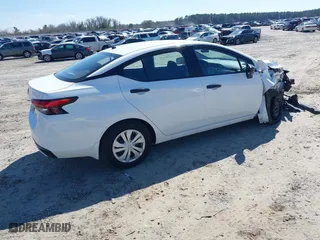2024 Nissan Versa S with VIN 3N1CN8DV0RL926176, listed as a IAAI auction lot 41672211 with 2,898 mi miles. Bid and sale history available at carsss.com. Image 4.