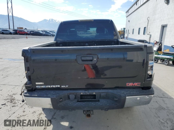2012 GMC Sierra 1500 SLT with VIN 3GTP2WE72CG158289, listed as a Copart auction lot 55827875 with 221,867 mi miles and Salvage title. Bid and sale history available at DreamBid. Image 6.