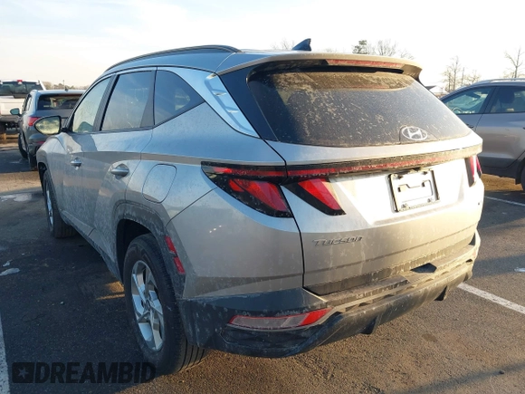 2024 Hyundai Tucson SEL with VIN 5NMJBCDE4RH319470, listed as a IAAI auction lot 41200321 with 45,457 mi miles. Bid and sale history available at carsss.com. Image 3.