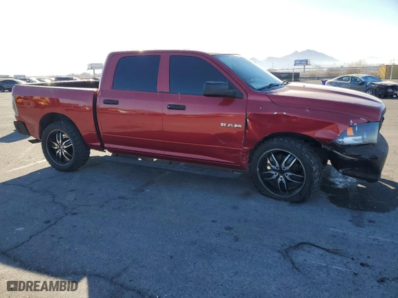 2010 Dodge Ram 1500 SLT with VIN 1D7RB1CPXAS206633, listed as a Copart auction lot 42247235 with 161,719 mi miles and Salvage Title. Bid and sale history available at carsss.com. Image 4.