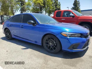 2023 Honda Civic Sport with VIN 2HGFE2F59PH533336, listed as a Copart auction lot 61692945 with 21,726 mi miles and Salvage title. Bid and sale history available at DreamBid. Image 4.