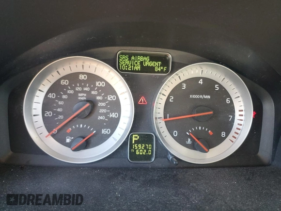2011 Volvo C70 with VIN YV1672MC5BJ120129, listed as a Copart auction lot 55194515 with 159,270 mi miles and Clean Title. Bid and sale history available at carsss.com. Image 9.
