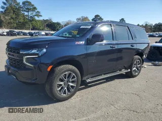 2023 Chevrolet Tahoe Z71 with VIN 1GNSKPKL9PR380066, listed as a Copart auction lot 41494835 with 17,575 mi miles and Salvage title. Bid and sale history available at DreamBid. Image 1.
