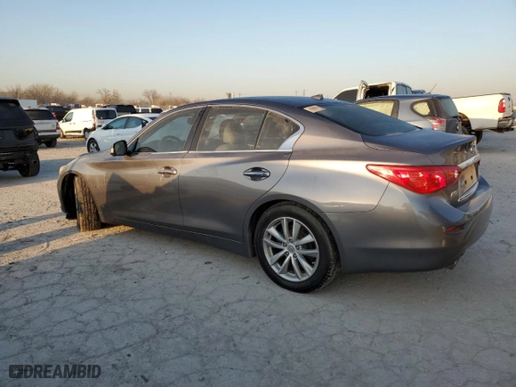 2014 Infiniti Q50 Hybrid Premium with VIN JN1AV7AR7EM702346, listed as a Copart auction lot 48981915 with 135,402 mi miles and Clean Title. Bid and sale history available at carsss.com. Image 2.