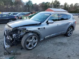 2024 Genesis GV80 with VIN KMUHCESC4RU180889, listed as a Copart auction lot 80381564 with 18,919 mi miles and Salvage Title. Bid and sale history available at DreamBid. Image 1.