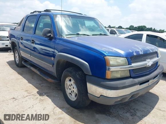 2004 Chevrolet Avalanche Z66 with VIN 3GNEC12T14G154302, listed as a IAAI auction lot 42308631 with Not provided miles and . Bid and sale history available at DreamBid. Image 1.