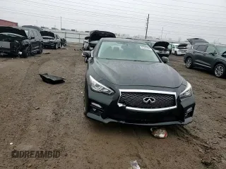 2017 Infiniti Q50 2.0t Premium with VIN JN1CV7AR6HM680529, listed as a Copart auction lot 86398934 with 101,765 mi miles and Salvage Title. Bid and sale history available at carsss.com. Image 11.