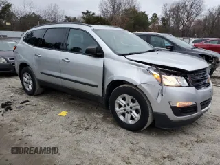 2014 Chevrolet Traverse LS z VIN 1GNKVFED2EJ141427, wystawiony jako Copart lot #83452714 z przebiegiem 132 687 mil mil oraz Szkoda całkowita • Salvage title. Historia ofert i sprzedaży dostępna na DreamBid. Obrazek 4.