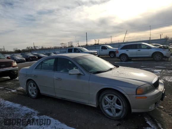 2001 Lincoln LS with VIN 1LNHM86SX1Y708320, listed as a Copart auction lot 84887634 with 178,229 mi miles and Salvage Title. Bid and sale history available at carsss.com. Image 4.