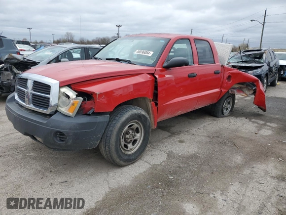 2007 Dodge Dakota ST z VIN 1D7HW28N07S163927, wystawiony jako Copart lot #46596084 z przebiegiem 173 970 mil mil oraz Nie do naprawy • Non repairable. Historia ofert i sprzedaży dostępna na DreamBid. Obrazek 1.