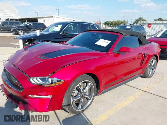 2022 Ford Mustang GT Premium with VIN 1FATP8FF9N5111083, listed as a IAAI auction lot 40526138 with 24,400 mi miles. Bid and sale history available at carsss.com. Image 2.