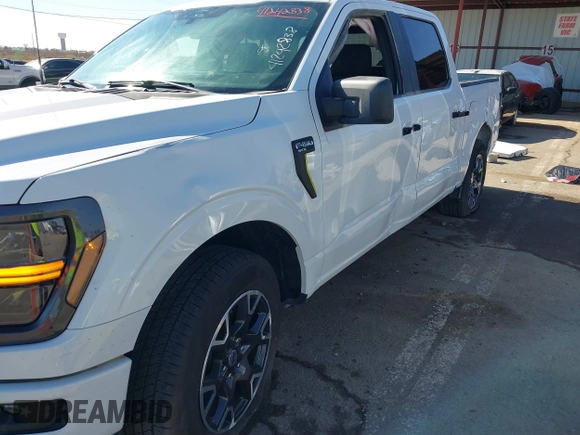 2024 Ford F-150 STX with VIN 1FTEW2K58RKE94988, listed as a IAAI auction lot 41242838 with 4,479 mi miles and . Bid and sale history available at carsss.com. Image 17.
