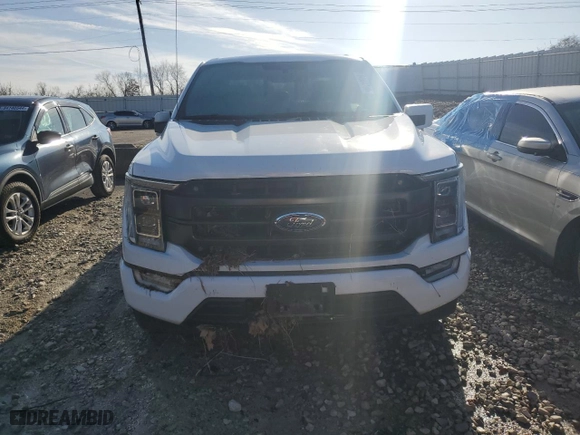 2021 Ford F-150 XL with VIN 1FTFW1E82MFA88825, listed as a Copart auction lot 84904744 with 0 mi miles and Salvage Title. Bid and sale history available at carsss.com. Image 5.