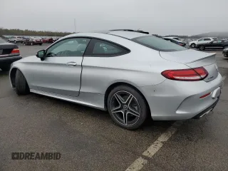 2021 Mercedes-Benz C 300 with VIN W1KWJ8EB7MG068900, listed as a Copart auction lot 83734424 with 42,440 mi miles and Salvage title. Bid and sale history available at DreamBid. Image 2.