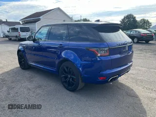 2018 Land Rover Range Rover Sport SVR with VIN SALWZ2SEXJA191225, listed as a Copart auction lot 74400604 with 100,751 mi miles and Clean Title. Bid and sale history available at carsss.com. Image 2.