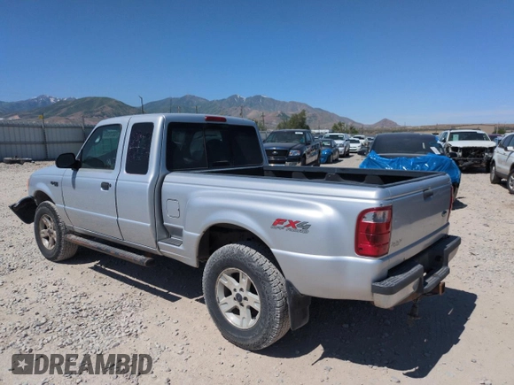 2003 Ford Ranger XL Fleet with VIN 1FTZR45E93PB55618, listed as a Copart auction lot 58780015 with 82,839 mi miles and Salvage title. Bid and sale history available at DreamBid. Image 2.