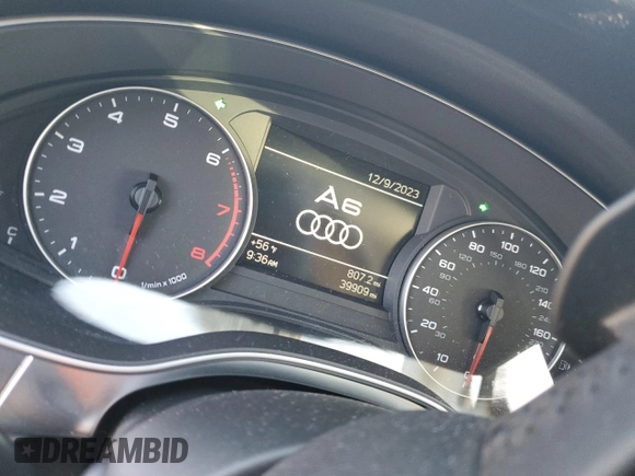 2015 Audi A6 2.0T Premium with VIN WAUCFAFC2FN009679, listed as a Copart auction lot 79748273 with 39,909 mi miles. Bid and sale history available at carsss.com. Image 9.
