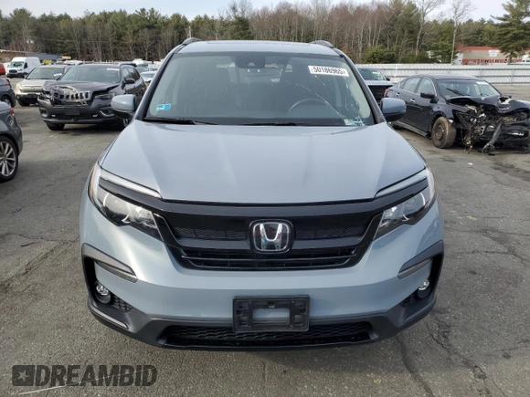 2022 Honda Pilot Special Edition with VIN 5FNYF6H21NB035195, listed as a Copart auction lot 50186965 with 34,894 mi miles and Salvage Title. Bid and sale history available at carsss.com. Image 5.