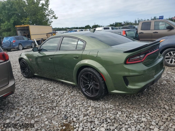 2020 Dodge Charger Scat Pack Widebody with VIN 2C3CDXGJ8LH209502, listed as a Copart auction lot 67192354 with 22,442 mi miles and Non Repairable. Bid and sale history available at carsss.com. Image 2.