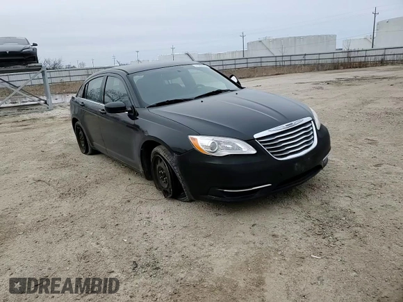 2013 Chrysler 200 LX with VIN 1C3CCBAB0DN691317, listed as a Copart auction lot 51500005 with 162,046 mi miles and Clean Title. Bid and sale history available at carsss.com. Image 11.