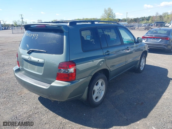2006 Toyota Highlander w/3rd Row with VIN JTEEP21A560175515, listed as a IAAI auction lot 42037413 with 222,044 mi miles. Bid and sale history available at carsss.com. Image 4.