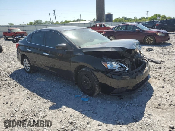 2019 Nissan Sentra S with VIN 3N1AB7AP4KY274574, listed as a Copart auction lot 53271155 with 115,326 mi miles and Salvage Title. Bid and sale history available at DreamBid. Image 4.