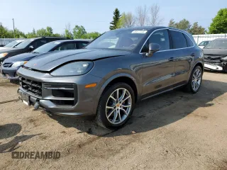 2024 Porsche Cayenne with VIN WP1AA2AY5RDA04955, listed as a Copart auction lot 59577245 with 3,057 mi miles and Salvage title. Bid and sale history available at DreamBid. Image 1.