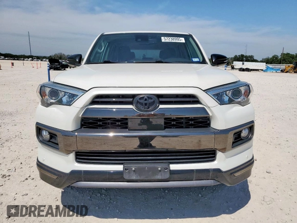 2020 Toyota 4Runner SR5 with VIN JTEZU5JR0L5220926, listed as a Copart auction lot 57238995 with 49,362 mi miles and Salvage title. Bid and sale history available at DreamBid. Image 5.