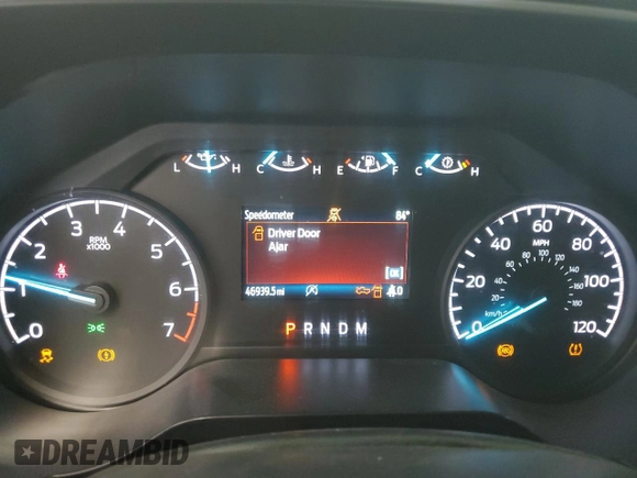 2023 Ford F-150 XL with VIN 1FTEW1EP9PKF55852, listed as a Copart auction lot 58379025 with 46,939 mi miles and Salvage title. Bid and sale history available at DreamBid. Image 9.