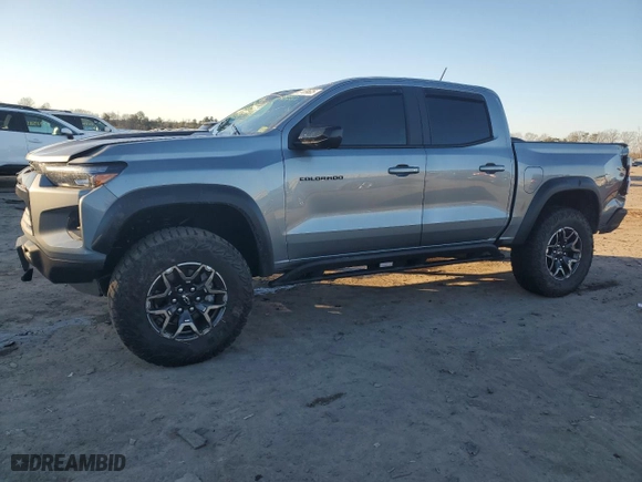 2024 Chevrolet Colorado 4WD ZR2 with VIN 1GCPTFEK3R1119557, listed as a Copart auction lot 89189605 with 10,356 mi miles and Salvage Title. Bid and sale history available at carsss.com. Image 1.