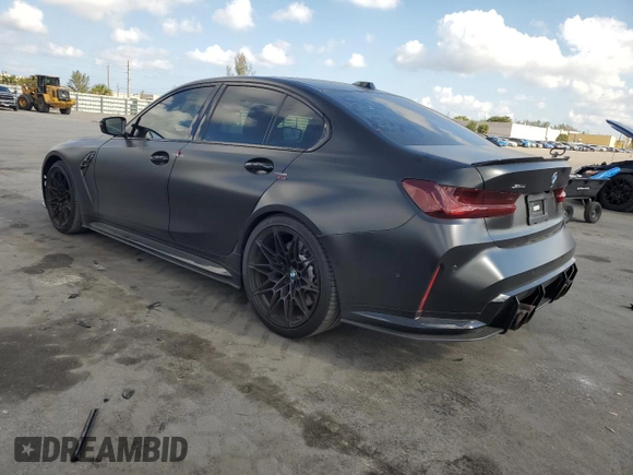 2023 BMW M3 Competition xDrive z VIN WBS43AY07PFR10800, wystawiony jako Copart lot #50604115 z przebiegiem 15 898 mil mil oraz Czysty tytuł • Clean title. Historia ofert i sprzedaży dostępna na DreamBid. Obrazek 2.