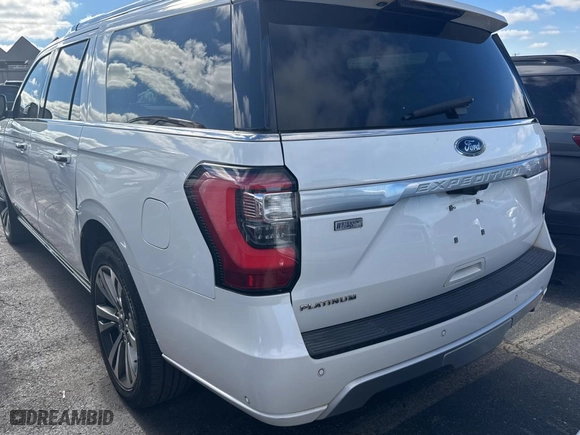 2020 Ford Expedition Max Platinum with VIN 1FMJK1MTXLEA51033, listed as a Copart auction lot 87427274 with 92,841 mi miles and Clean Title. Bid and sale history available at carsss.com. Image 3.