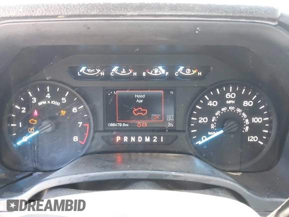 2019 Ford F-150 XL with VIN 1FTMF1CB3KKC86887, listed as a IAAI auction lot 42018920 with 88,479 mi miles. Bid and sale history available at carsss.com. Image 7.