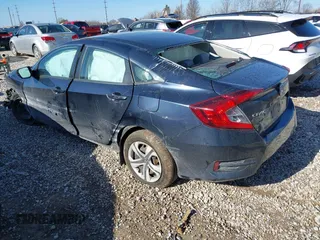 2018 Honda Civic Sedan LX with VIN 19XFC2F58JE016553, listed as a IAAI auction lot 41889434 with 92,045 mi miles. Bid and sale history available at carsss.com. Image 3.