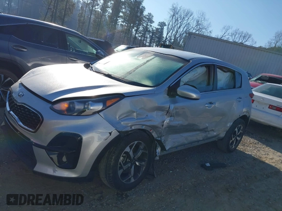 2020 Kia Sportage LX with VIN KNDPM3AC1L7745199, listed as a IAAI auction lot 41650124 with 60,441 mi miles. Bid and sale history available at carsss.com. Image 14.