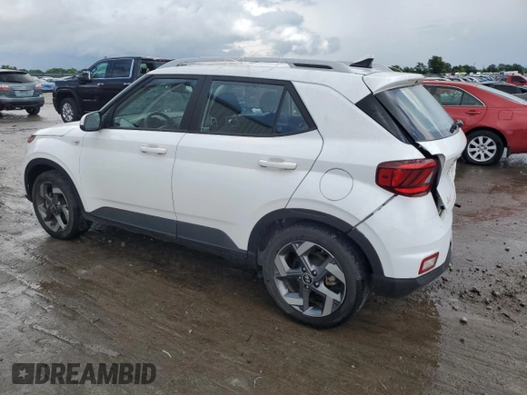 2022 Hyundai Venue SEL with VIN KMHRC8A33NU183976, listed as a Copart auction lot 60306645 with 17,066 mi miles and Salvage title. Bid and sale history available at DreamBid. Image 2.