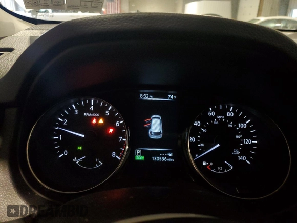 2017 Nissan Rogue SV with VIN KNMAT2MV9HP528295, listed as a Copart auction lot 63318355 with 130,536 mi miles and Salvage title. Bid and sale history available at DreamBid. Image 9.