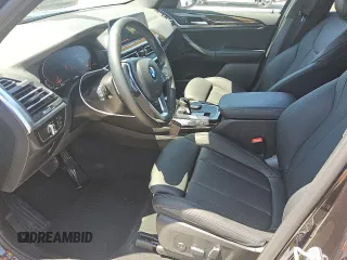 2024 BMW X3 sDrive30i with VIN 5UX43DP05R9X15031, listed as a Copart auction lot 56055855 with 17,094 mi miles and Clean Title. Bid and sale history available at DreamBid. Image 7.