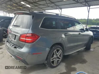 2017 Mercedes-Benz GLS 550 with VIN 4JGDF7DE0HA852820, listed as a Copart auction lot 60523685 with 177,152 mi miles and Clean title. Bid and sale history available at DreamBid. Image 3.