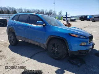 2018 Jeep Cherokee Limited with VIN 1C4PJMDX8JD571983, listed as a Copart auction lot 47087865 with 116,840 mi miles and Salvage Title. Bid and sale history available at carsss.com. Image 4.