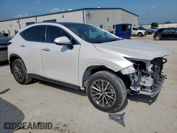 2024 Lexus NX 350h Luxury with VIN JTJHKCEZXR5014362, listed as a Copart auction lot 53482645 with 20,502 mi miles and Salvage title. Bid and sale history available at DreamBid. Image 4.