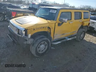2007 Hummer H3 SUV with VIN 5GTDN13EX78196906, listed as a Copart auction lot 84805334 with 224,002 mi miles and Salvage Title. Bid and sale history available at DreamBid. Image 1.