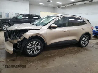 2020 Ford Escape SEL z VIN 1FMCU9H64LUC28297, wystawiony jako Copart lot #58693515 z przebiegiem 57 038 mil mil oraz Szkoda całkowita • Salvage title. Historia ofert i sprzedaży dostępna na DreamBid. Obrazek 1.
