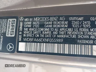 1992 Mercedes-Benz 500 с VIN WDBFA66EXNF055989, выставлен на аукционе IAAI как лот 41949478 с пробегом 123 283 миль миль и . История ставок и продаж доступна на DreamBid. Изображение 9.