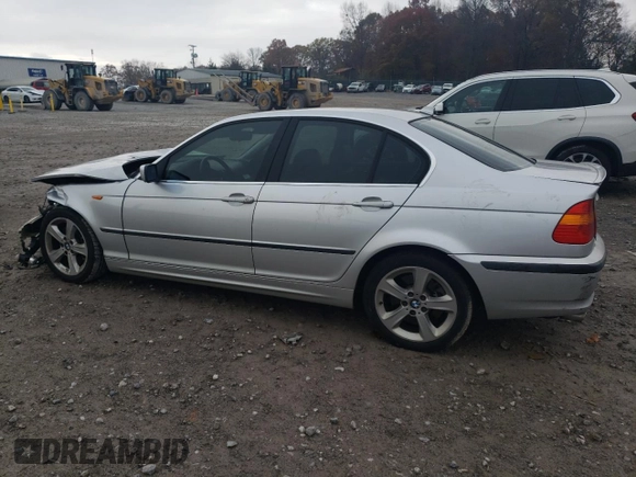 2005 BMW 3 Series 330i with VIN WBAEV53415KM42569, listed as a Copart auction lot 82333804 with 195,594 mi miles and Salvage Title. Bid and sale history available at carsss.com. Image 2.