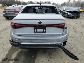 2025 Volkswagen Jetta Sport with VIN 3VWBX7BU8SM035024, listed as a Copart auction lot 43970575 with 239 mi miles and Salvage Title. Bid and sale history available at carsss.com. Image 6.