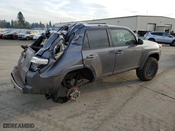 2023 Toyota 4Runner TRD Off Road with VIN JTEPU5JRXP6206068, listed as a Copart auction lot 84187554 with 26,548 mi miles and Salvage Title. Bid and sale history available at carsss.com. Image 3.