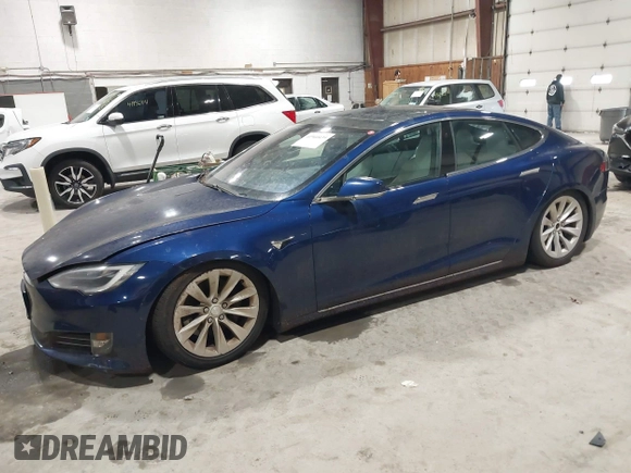 2018 Tesla Model S 75D with VIN 5YJSA1E24JF257817, listed as a IAAI auction lot 41960439 with 61,971 mi miles and . Bid and sale history available at DreamBid. Image 2.